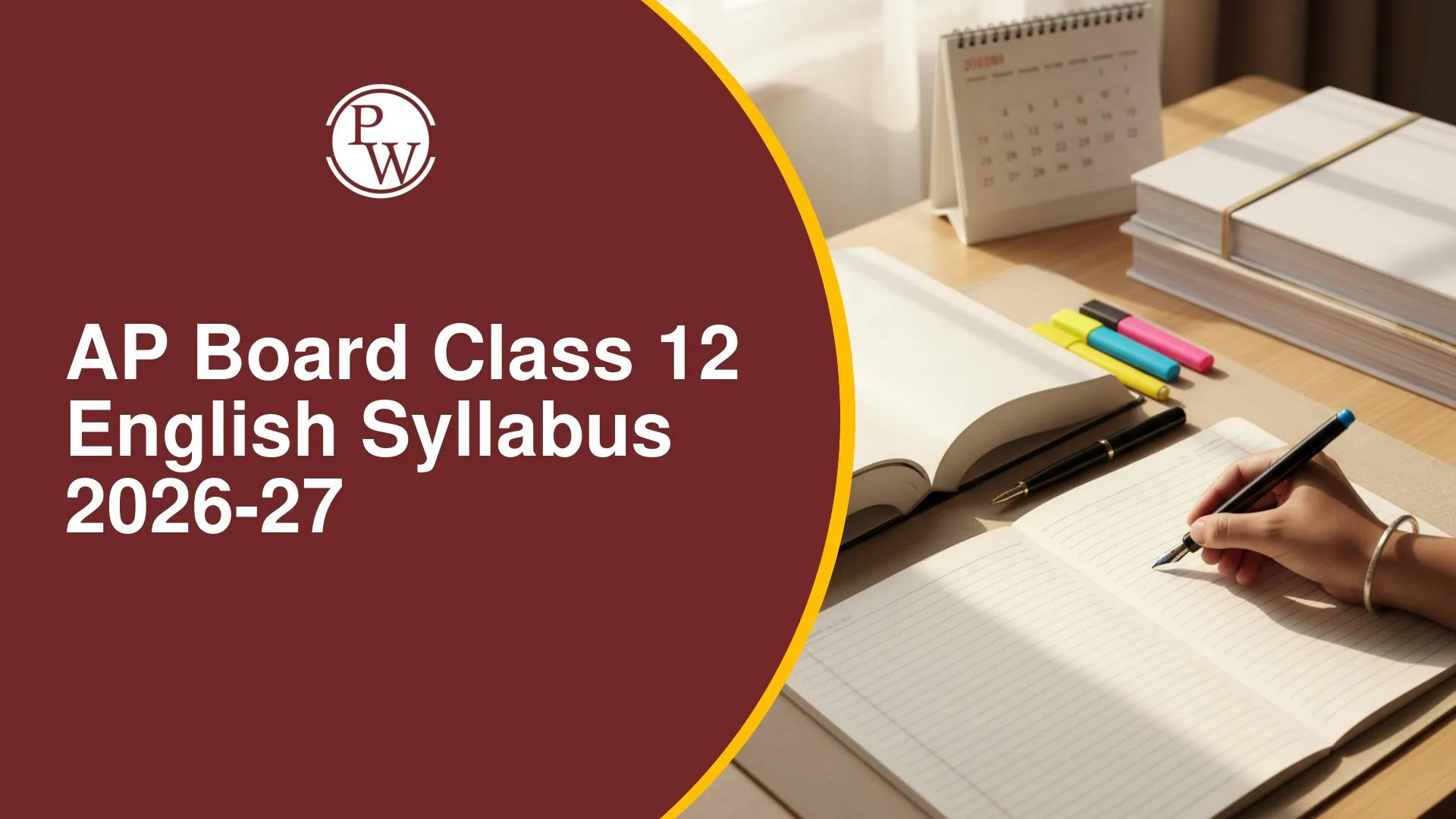 AP Board Class 12 English Syllabus 2026-27