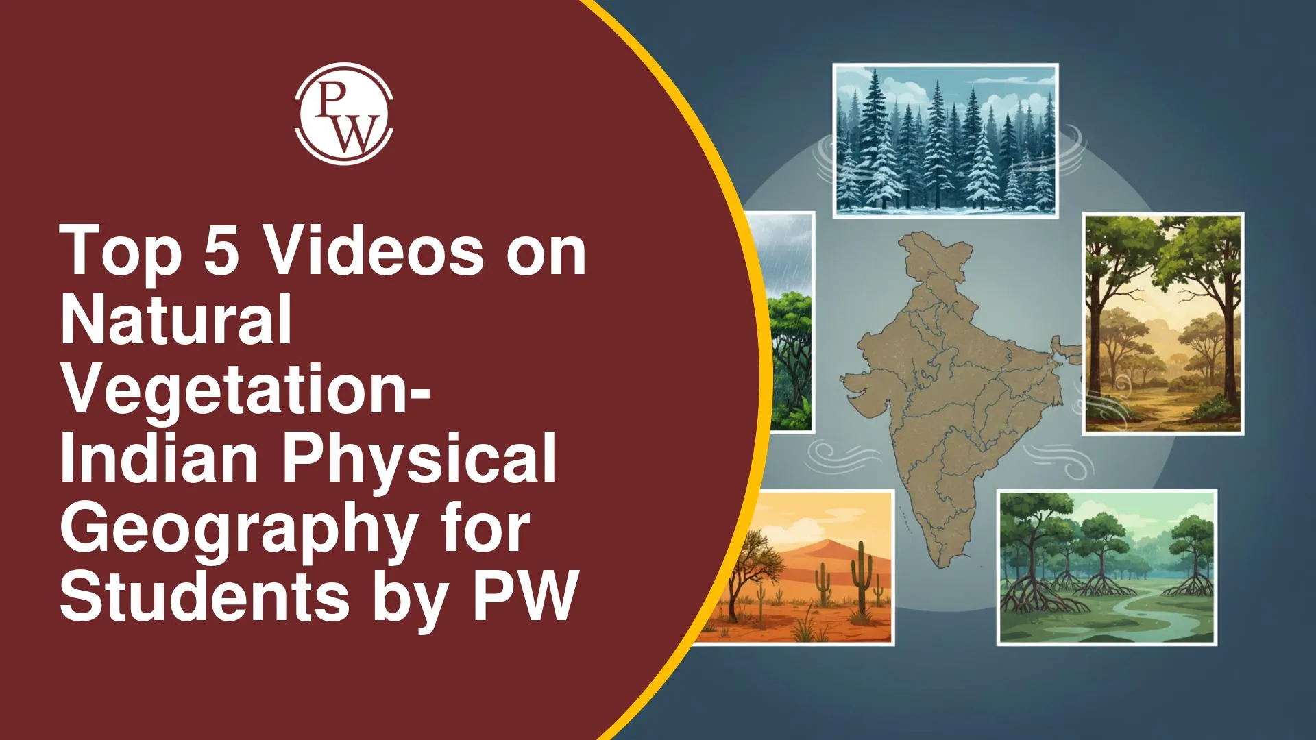 Top 5 Videos on Natural Vegetation for Indian Physical Geography by PW