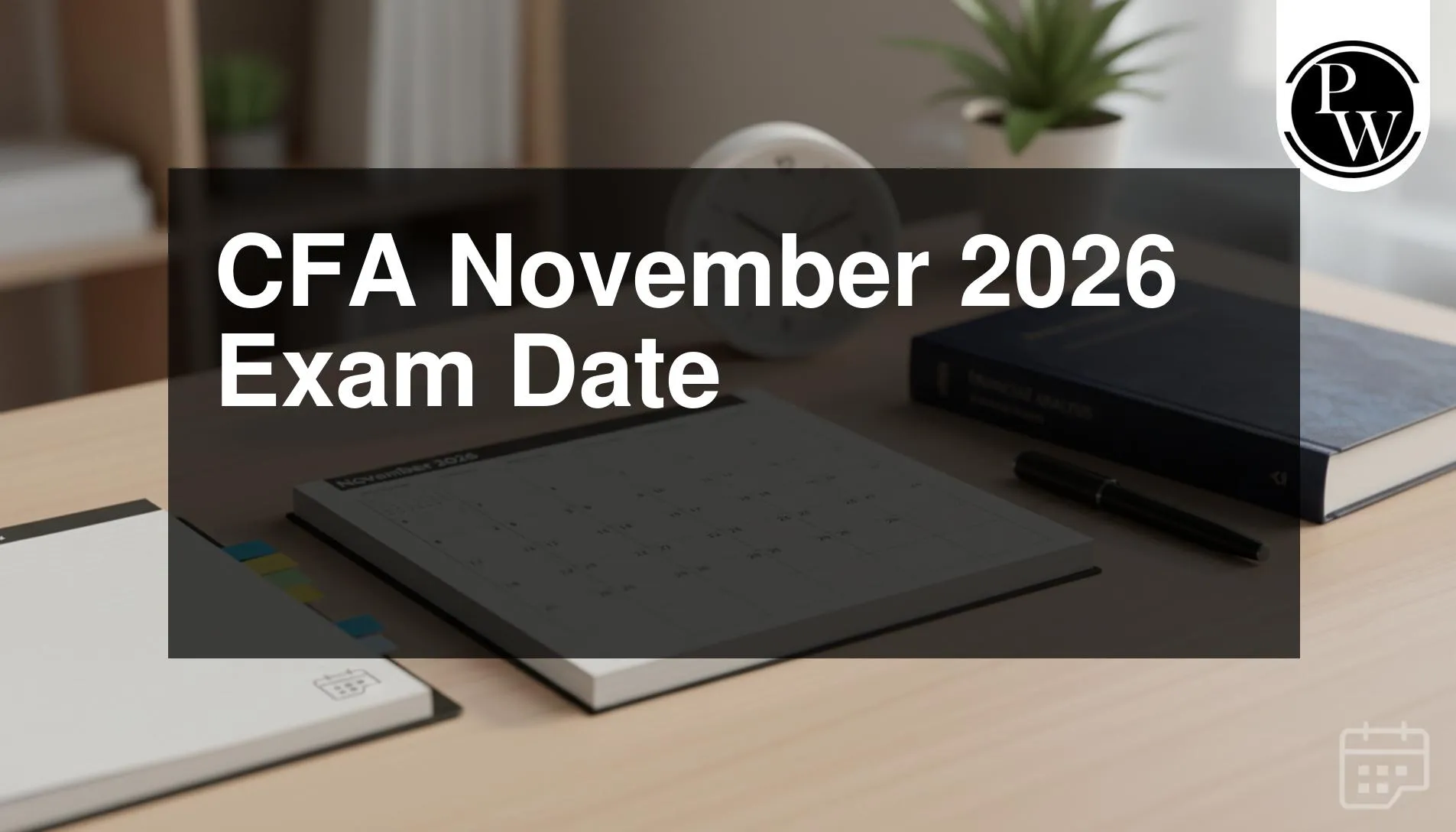 CFA November 2026 Exam Date