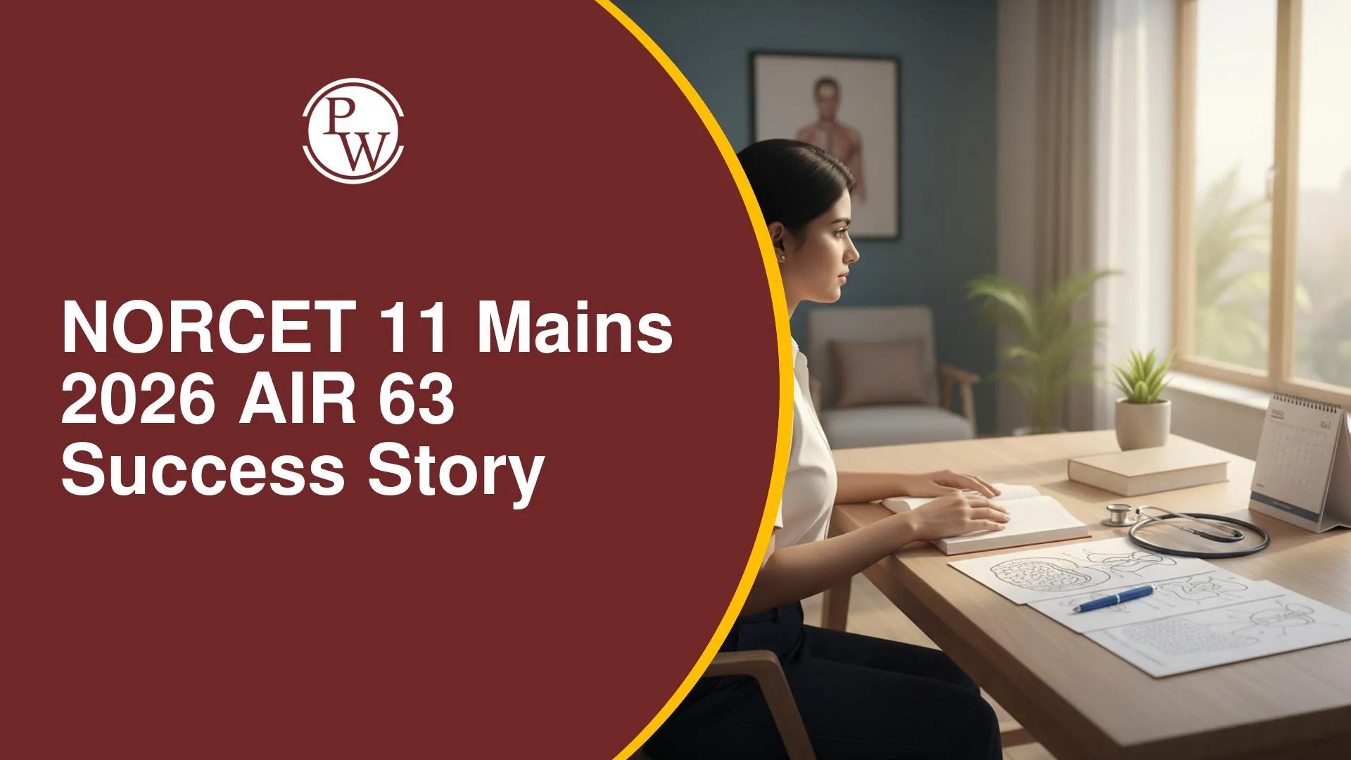 NORCET 11 Mains 2026 AIR 63 Success Story: How Aahana Prepared with PW Nursing Wallah