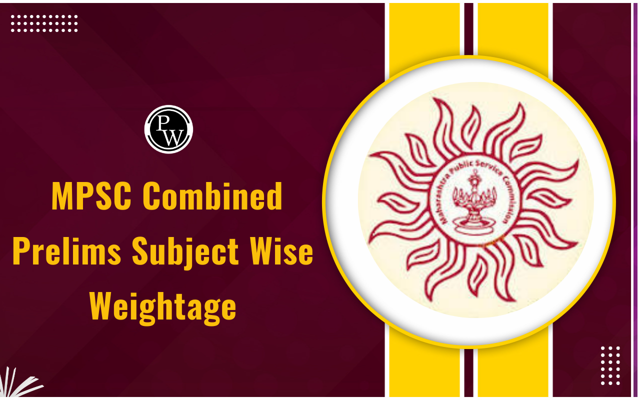 MPSC Combined Prelims Subject Wise Weightage