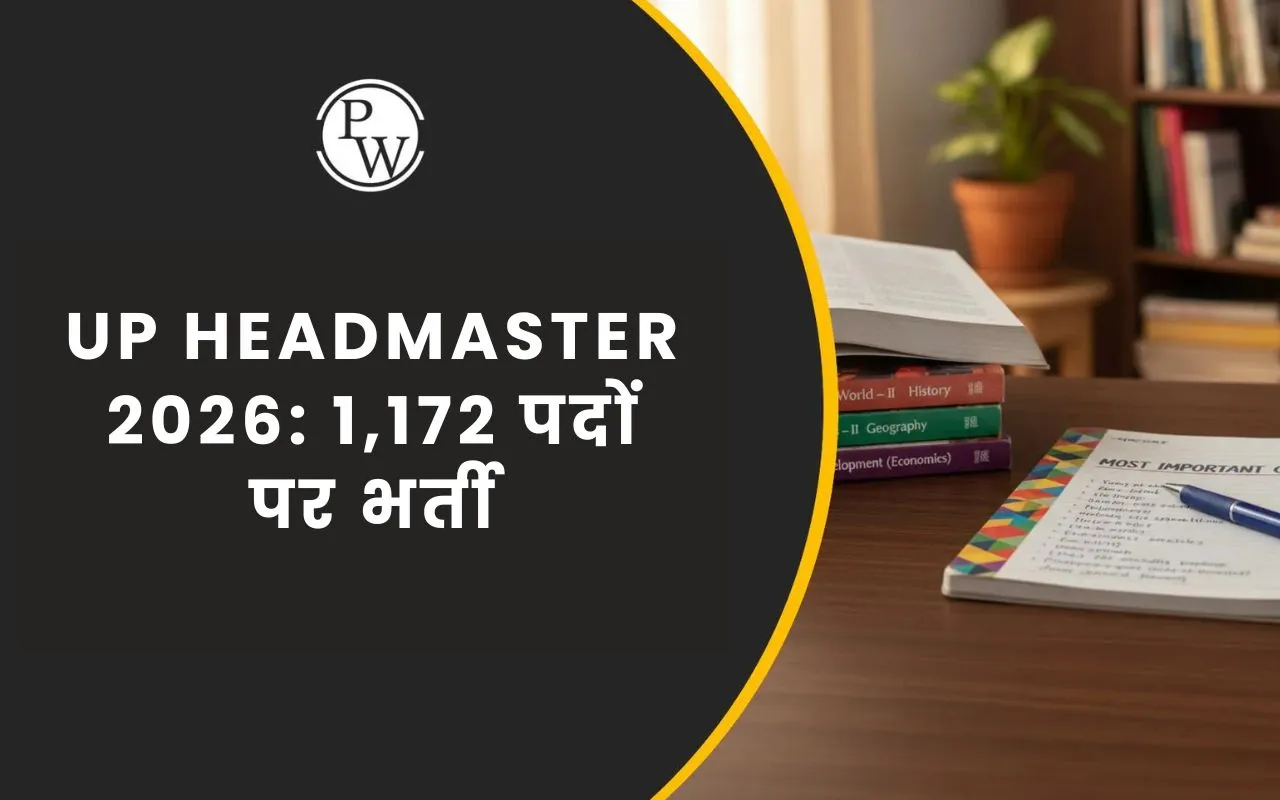 UP Headmaster 2026: 1,172 पदों पर भर्ती
