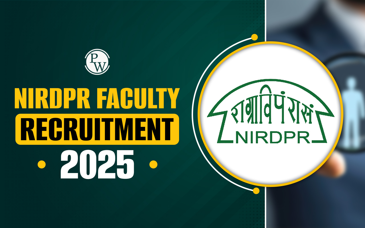 NIRDPR Faculty Recruitment 2025