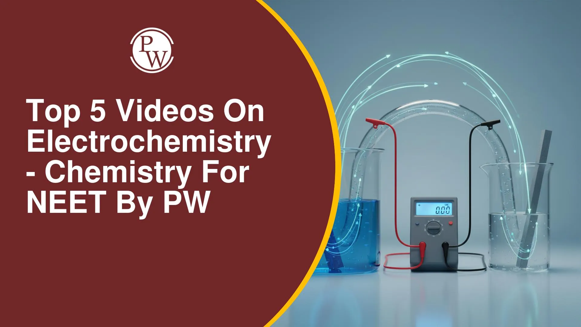Top 5 Videos on Electrochemistry for NEET Chemistry by PW