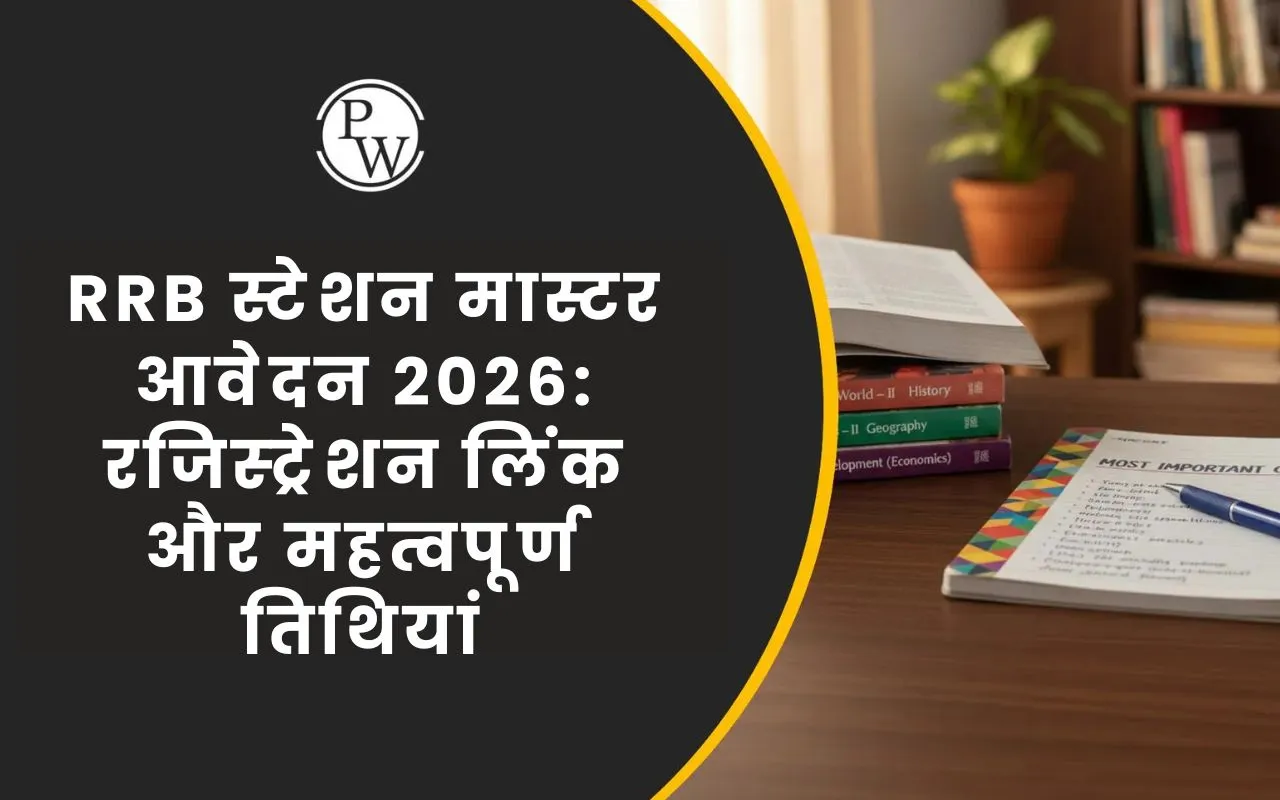 RRB स्टेशन मास्टर आवेदन 2026
