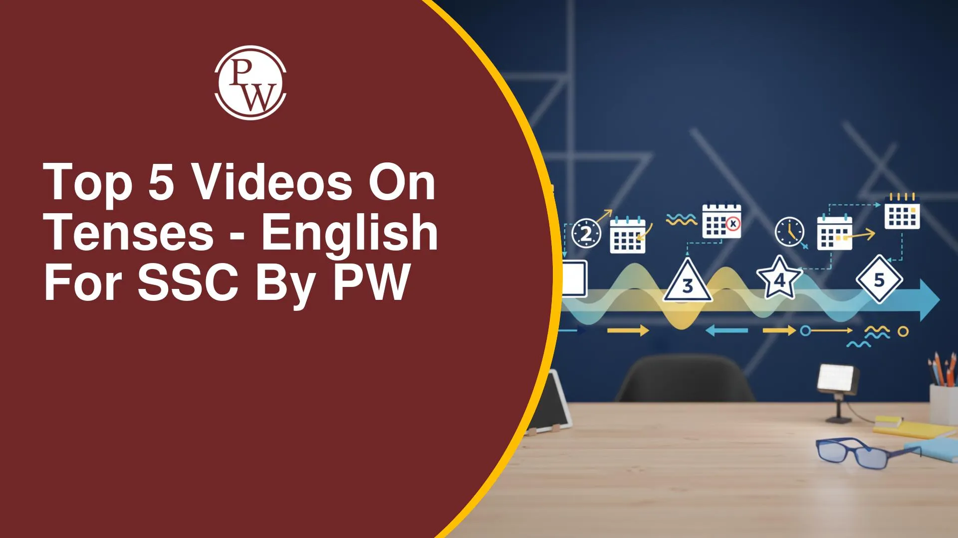 Top 5 Videos on Tenses: English for SSC Preparation by PW
