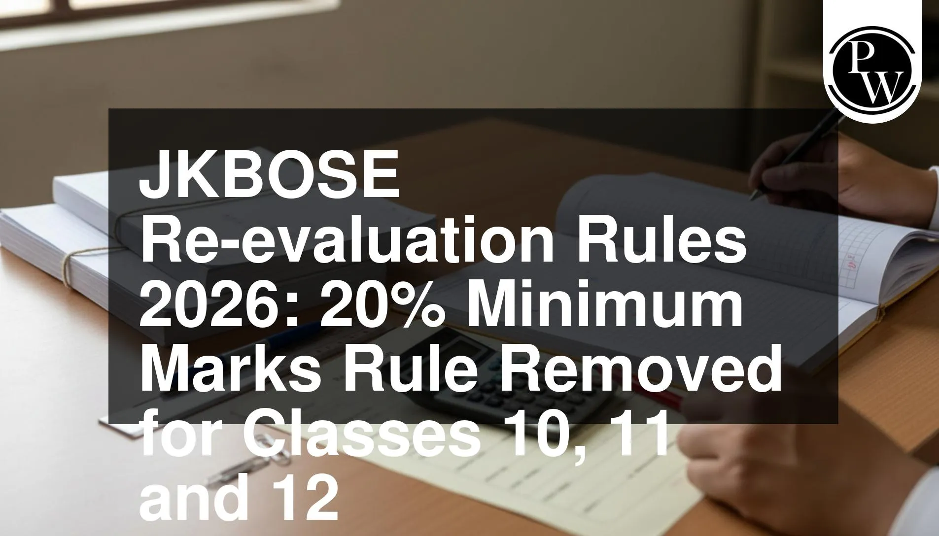 JKBOSE Re-evaluation Rules 2026