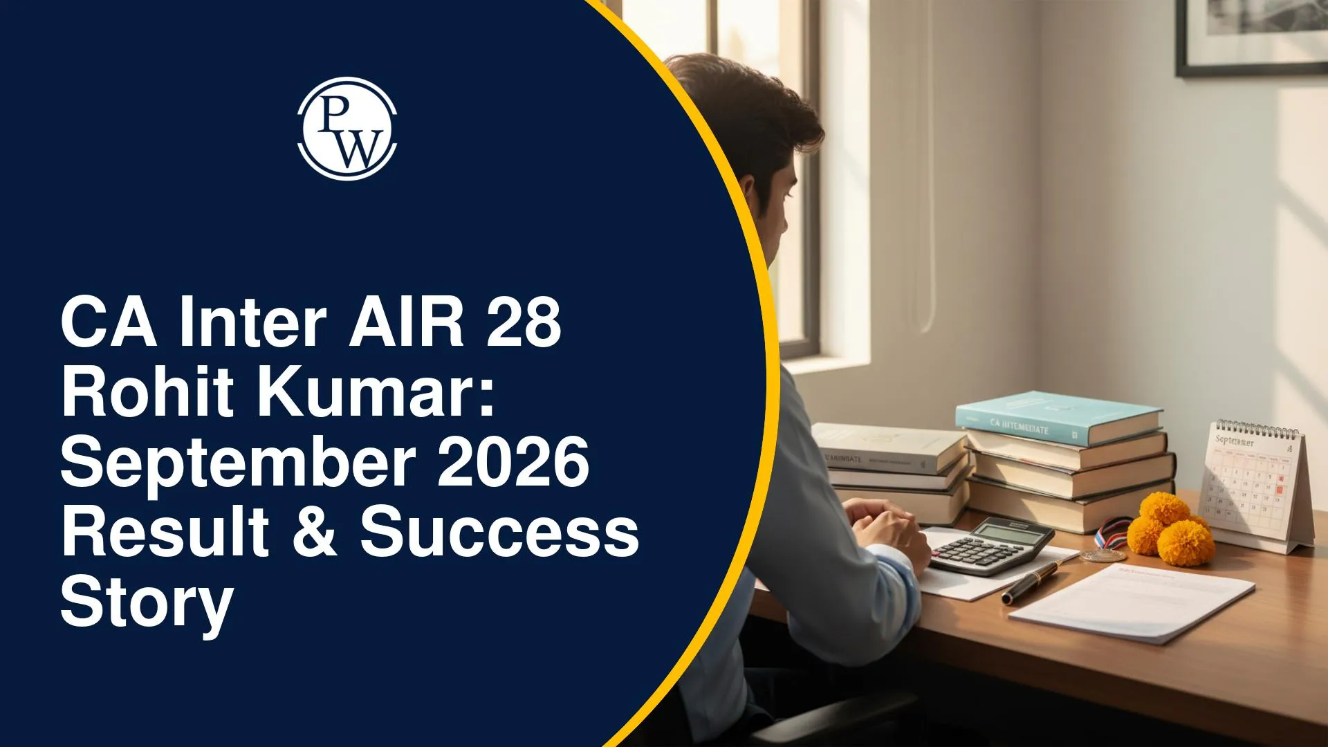 CA Inter AIR 28 Rohit Kumar: September 2026 Result & Success Story