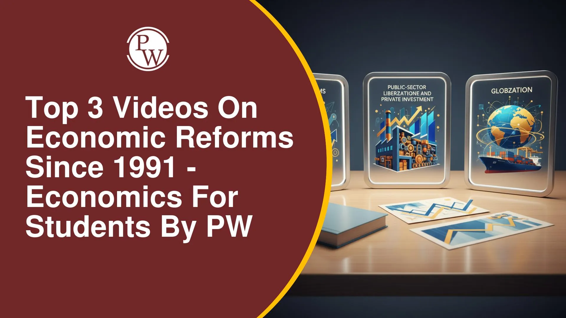 Top 3 Videos on Economic Reforms Since 1991 for Class 12 Economics by PW