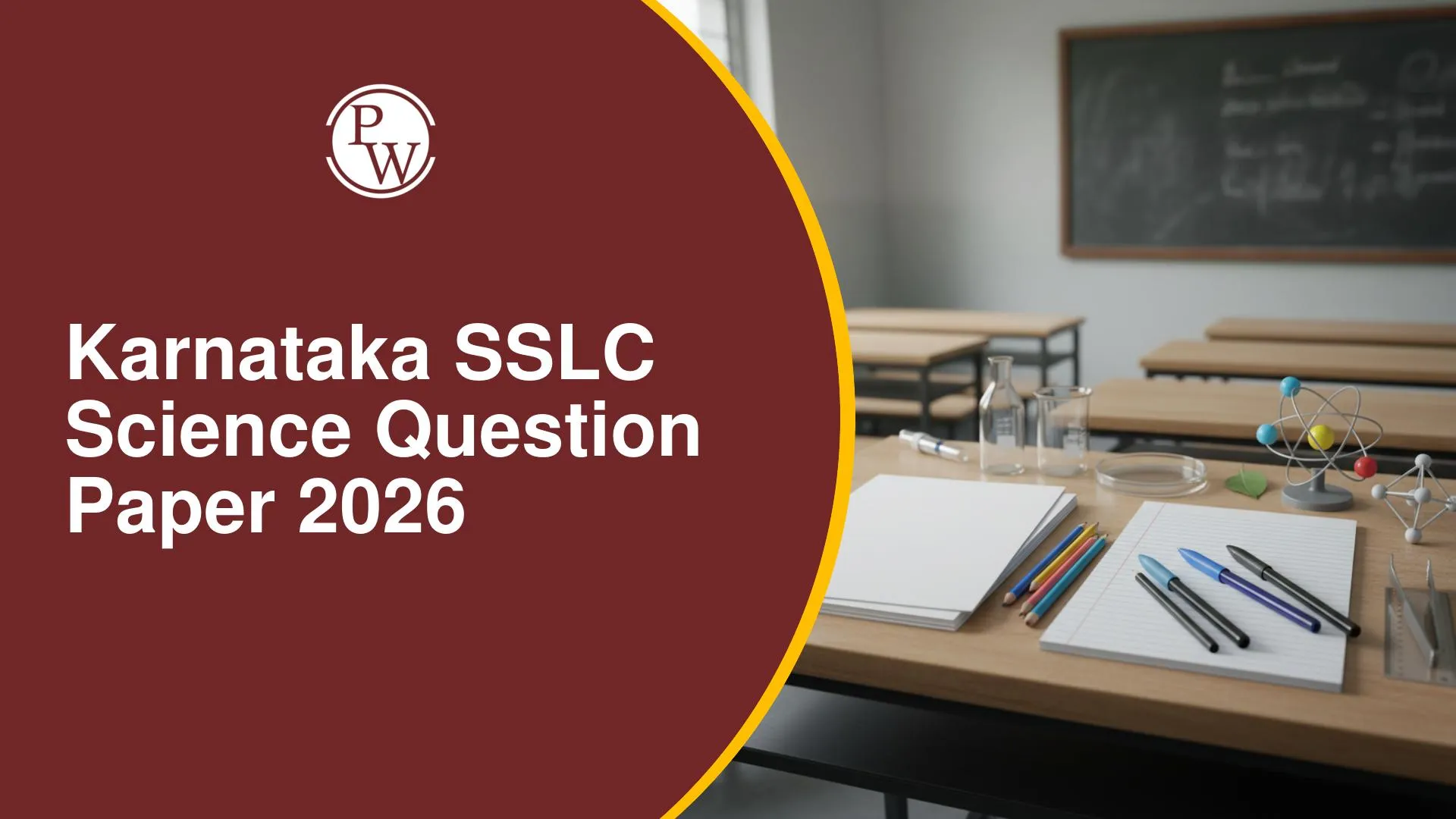 Karnataka SSLC Science Question Paper 2026 PDF – Download