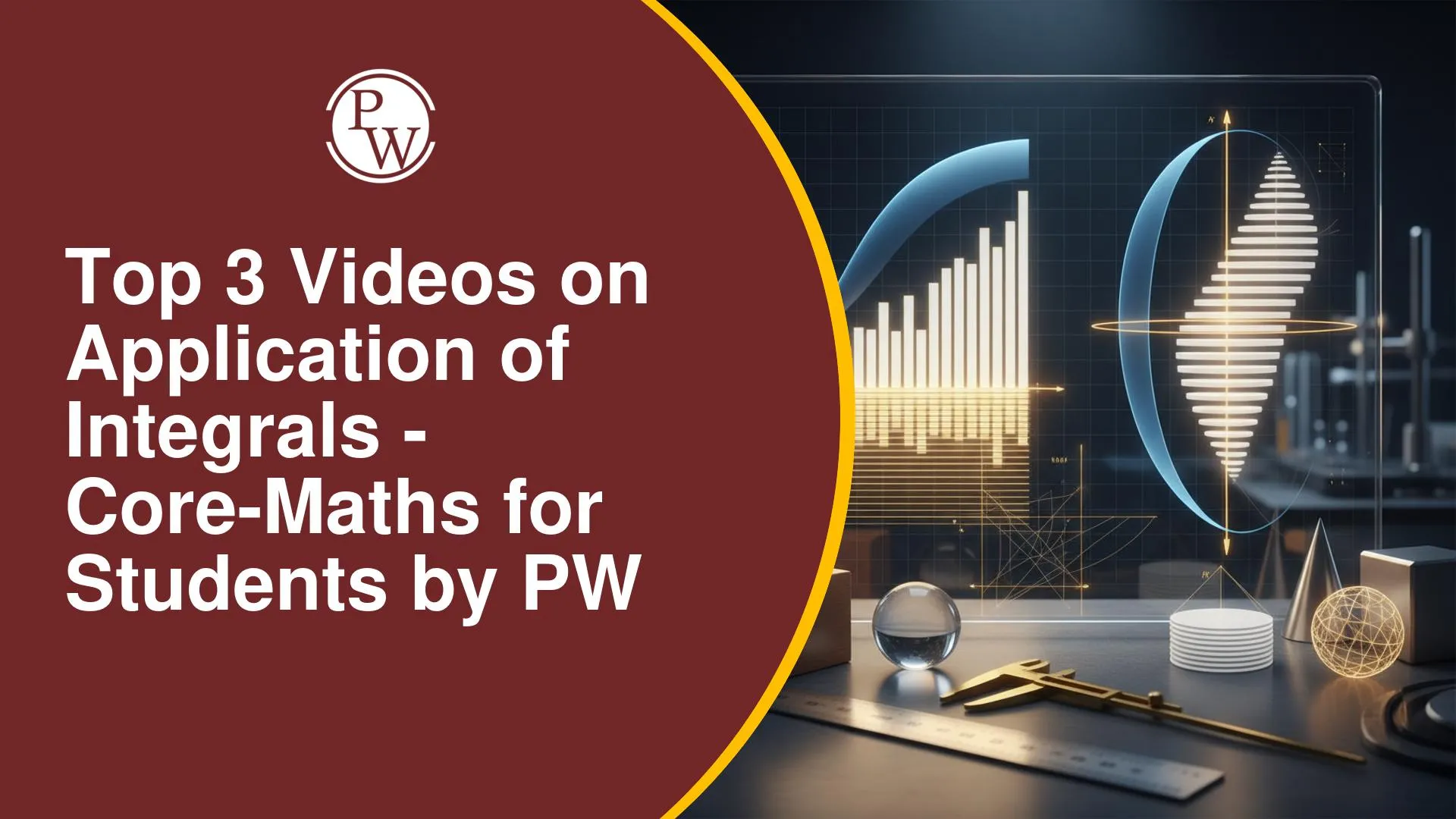 Top Videos on Application of Integrals for Class 12 Core Maths by PW