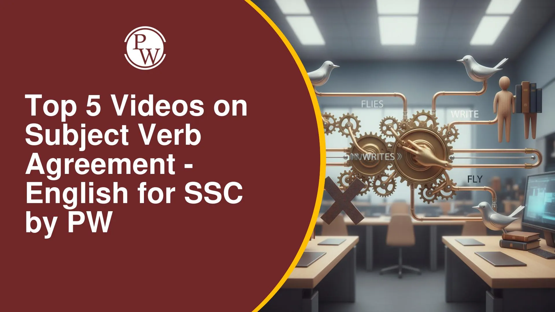 Top 5 Videos on Subject Verb Agreement: English for SSC Preparation by PW
