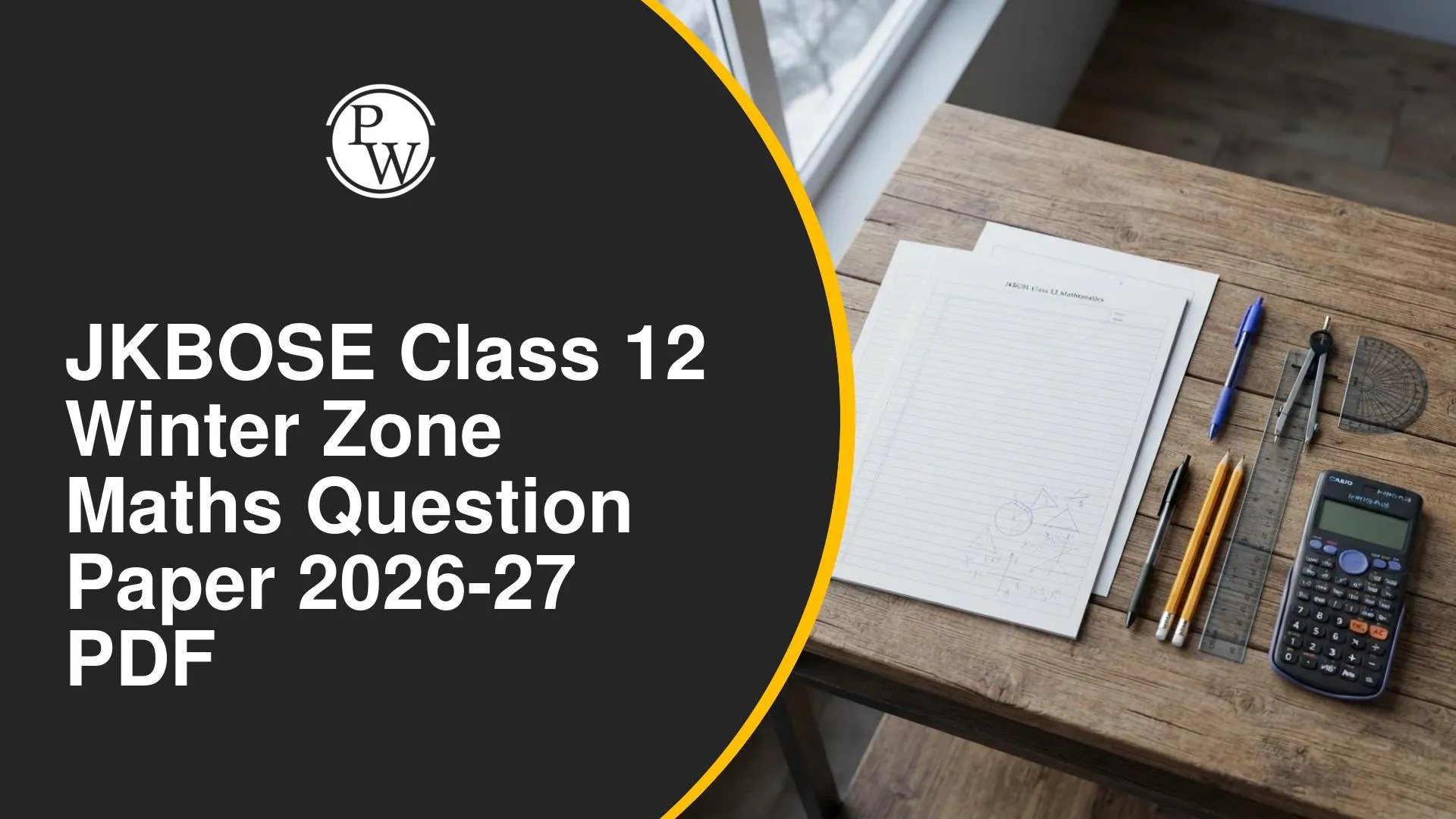 JKBOSE Class 12 Winter Zone Question Paper 2026-27