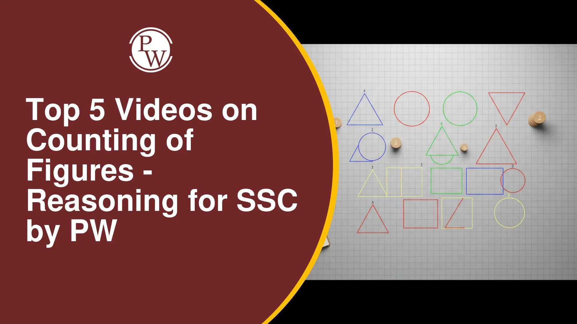 Top 5 Videos on Counting of Figures for Reasoning for SSC by PW