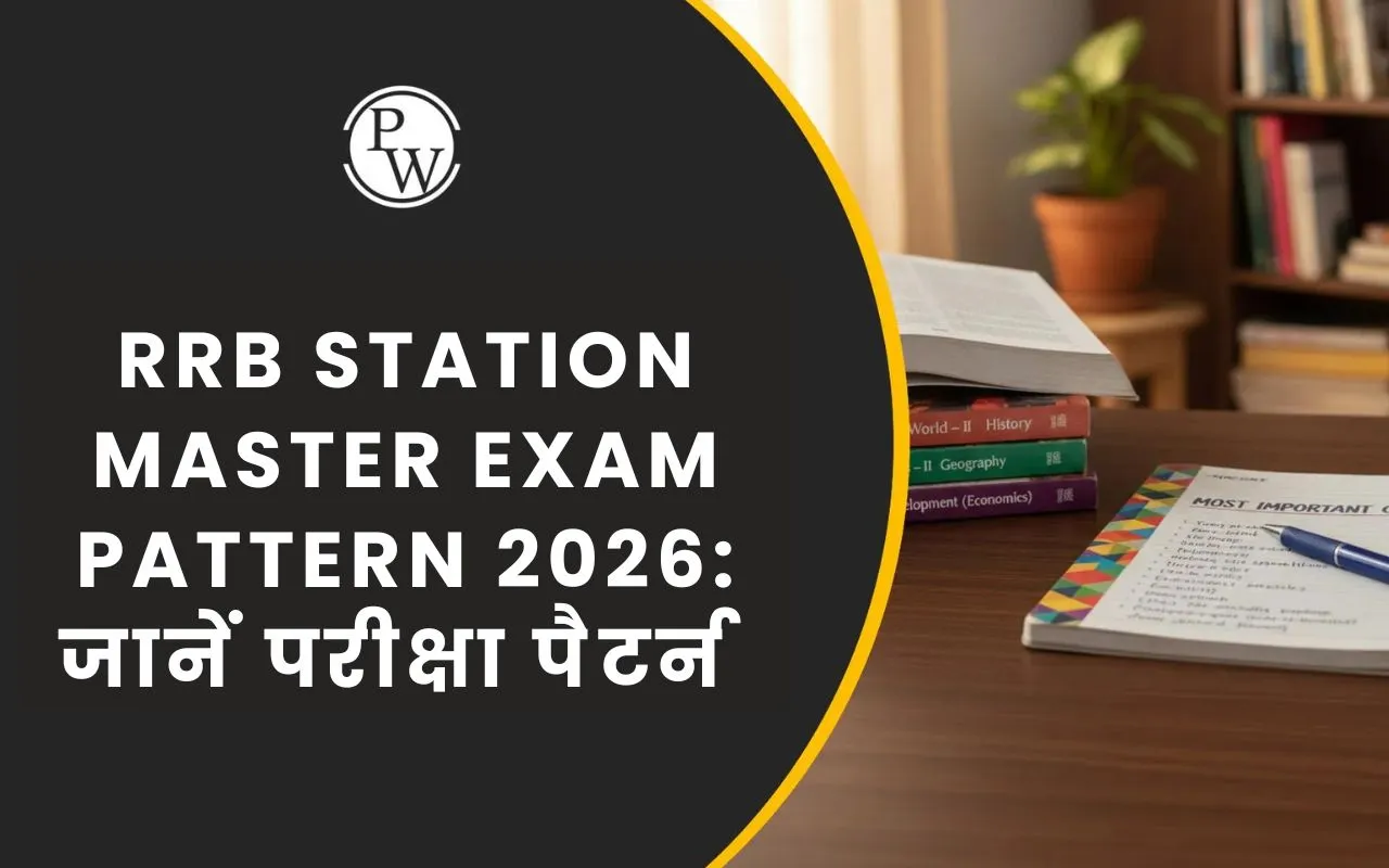 RRB Station Master Exam Pattern 2026