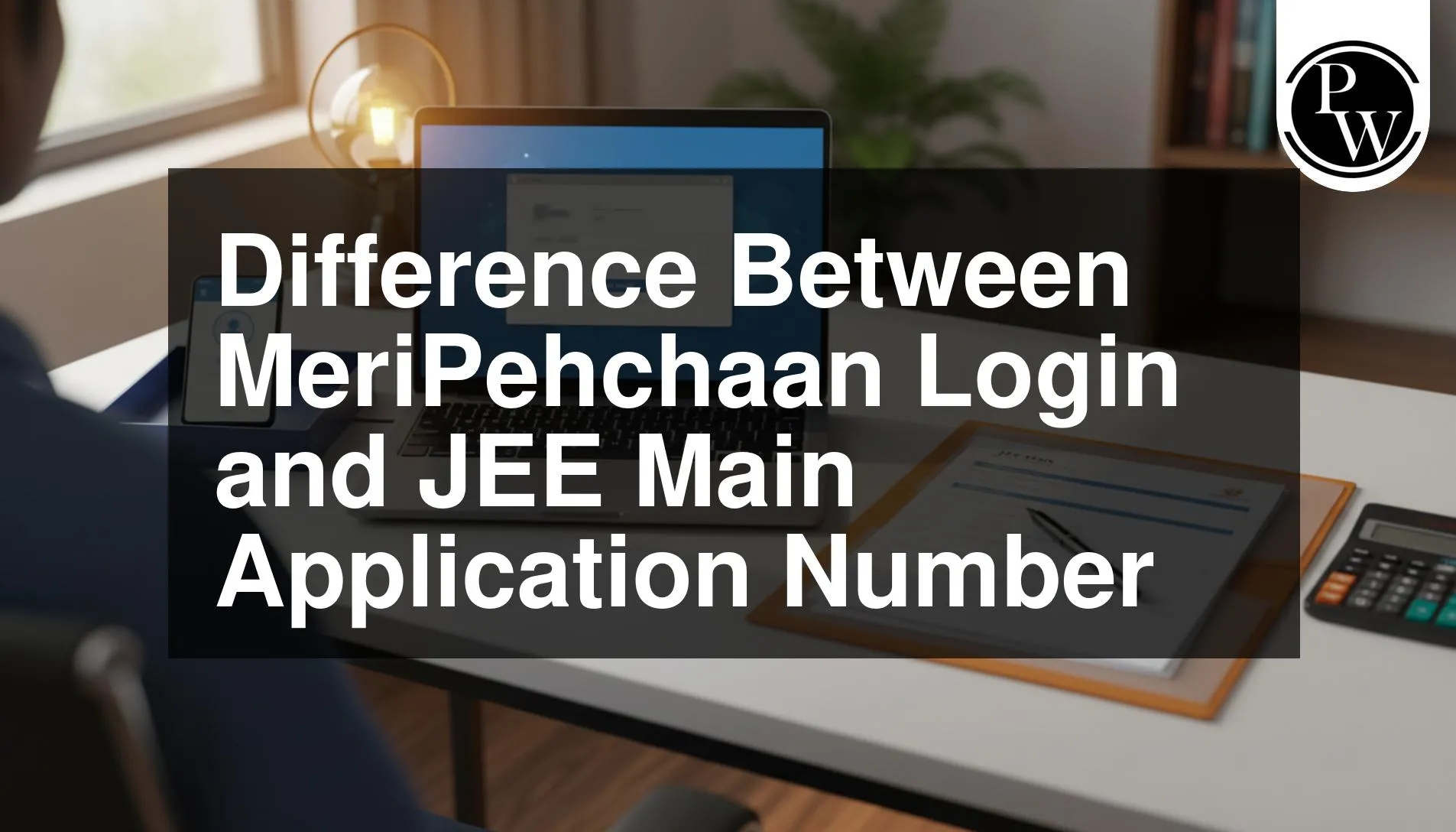 Difference Between MeriPehchaan Login and JEE Main Application Number
