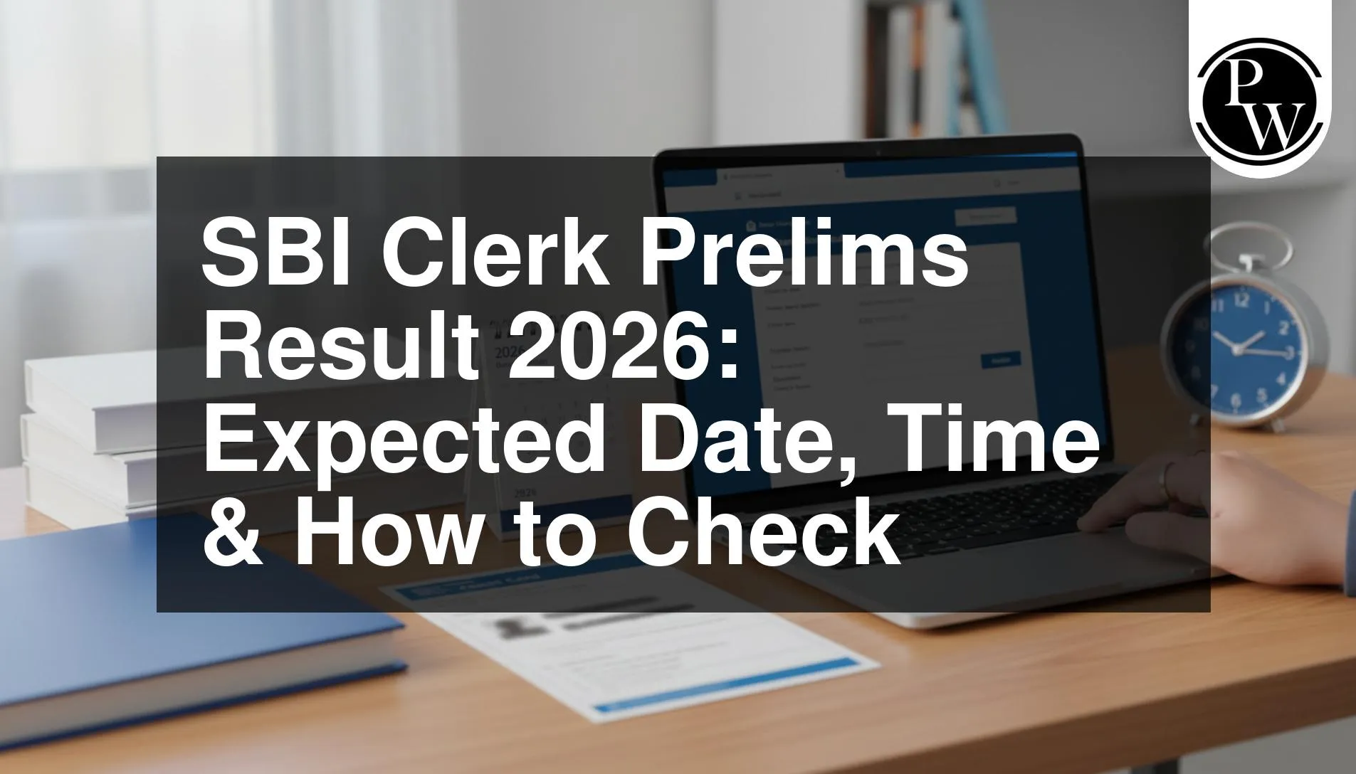 SBI Clerk Prelims Result 2026: Expected Date, Time & How to Check