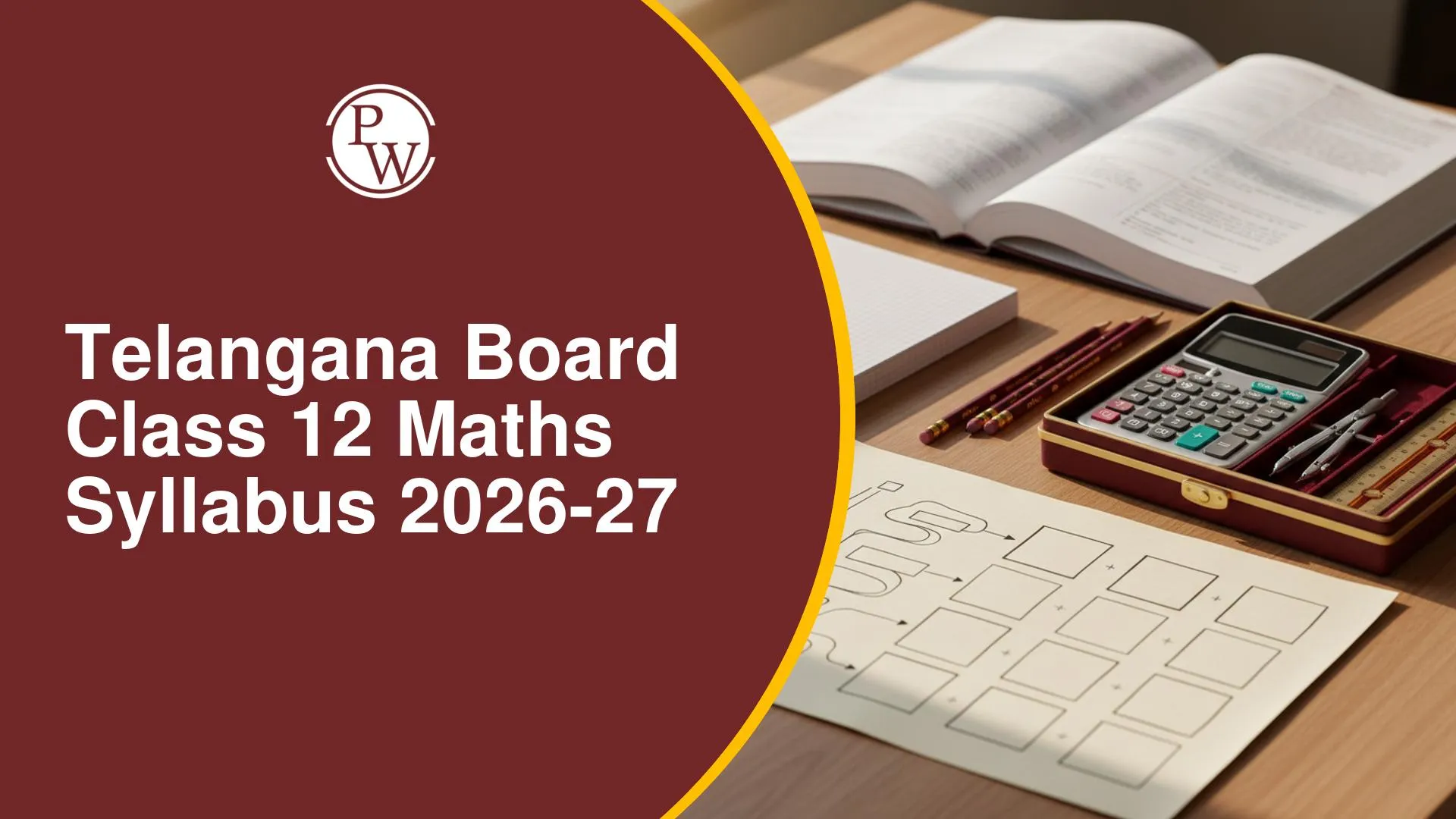 Telangana Board Class 12 Maths Syllabus 2026-27: Download PDF