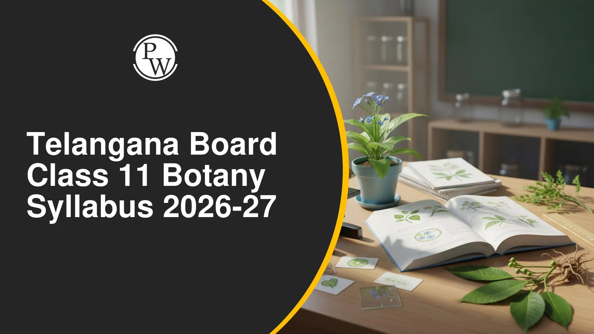 Telangana Board Class 11 Botany Syllabus 2026-27, Topics & Download PDF