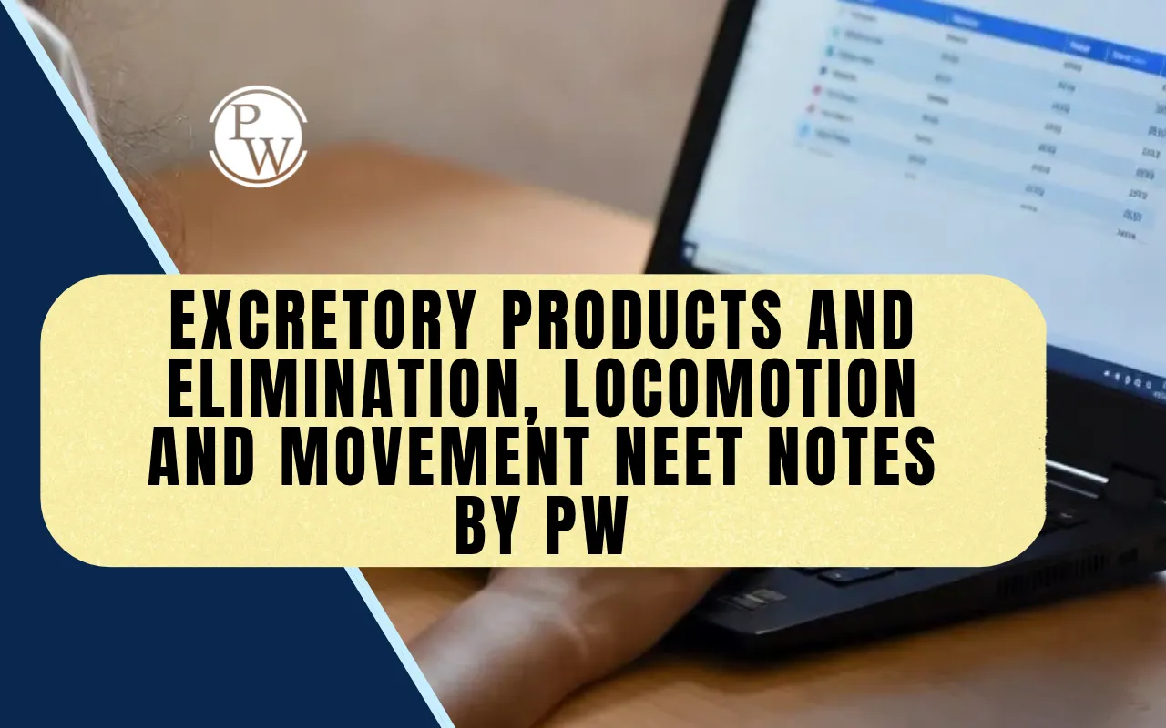 Excretory Products And Elimination, Locomotion And Movement NEET Notes By PW