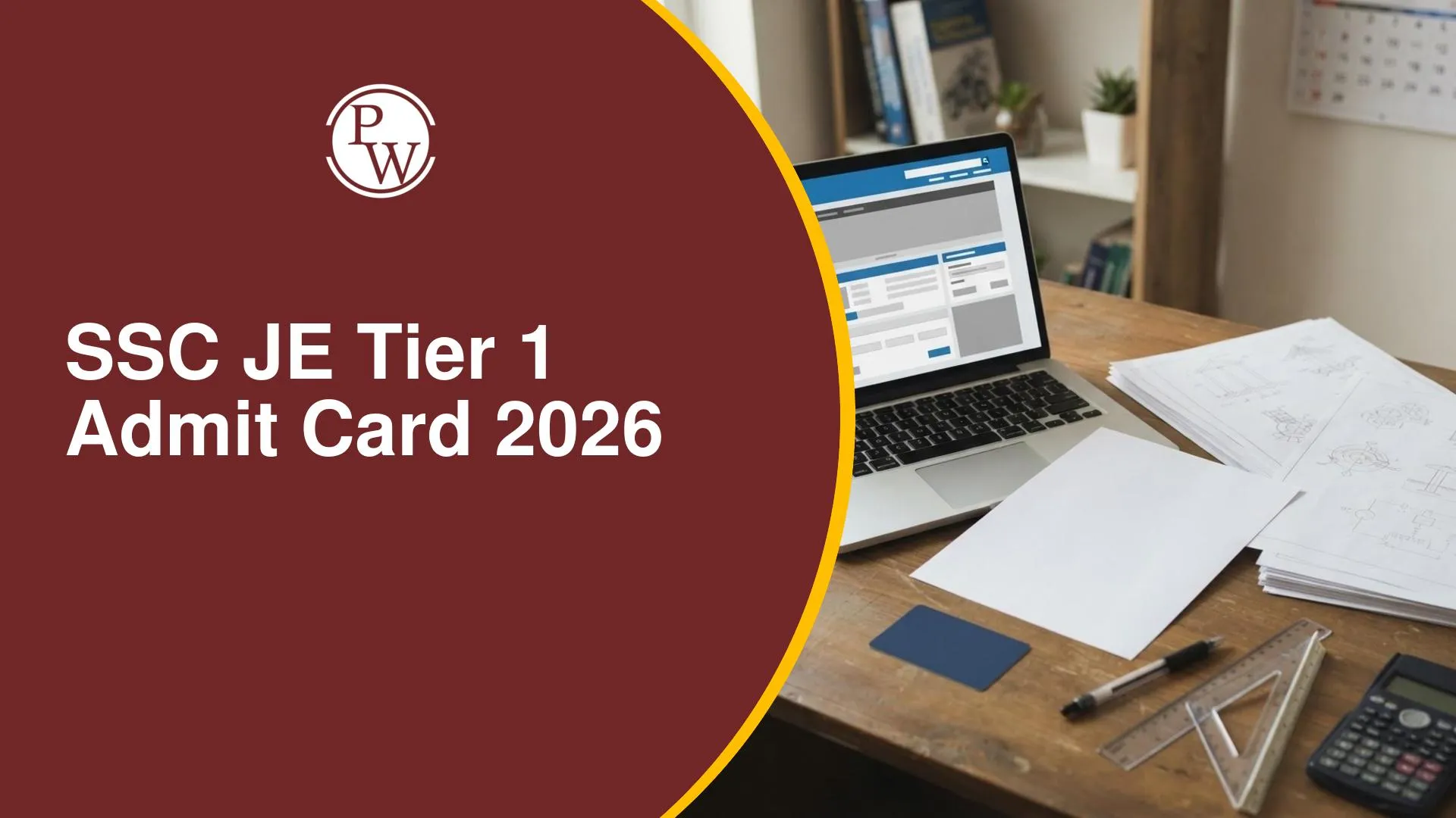 SSC JE Tier 1 Admit Card 2026