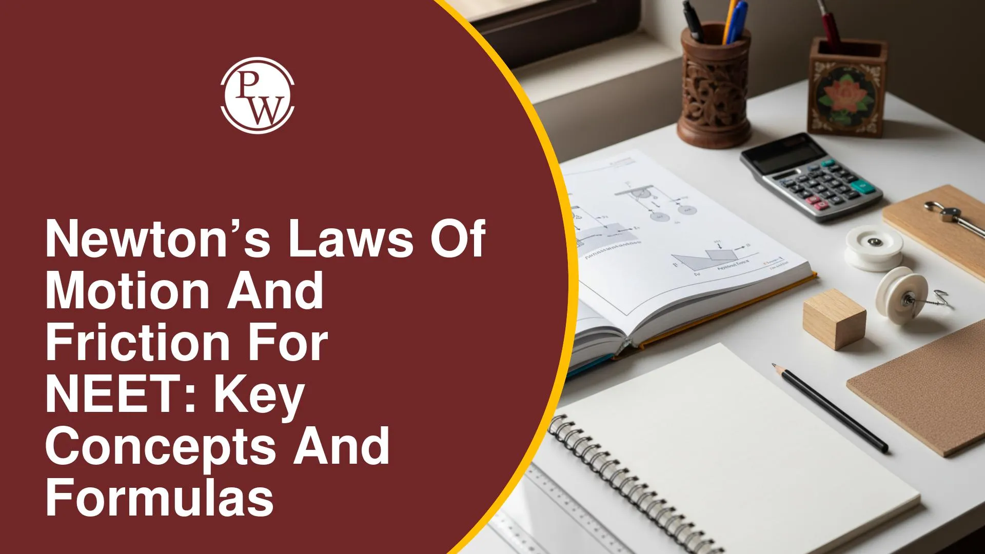 Newton’s Laws of Motion and Friction for NEET