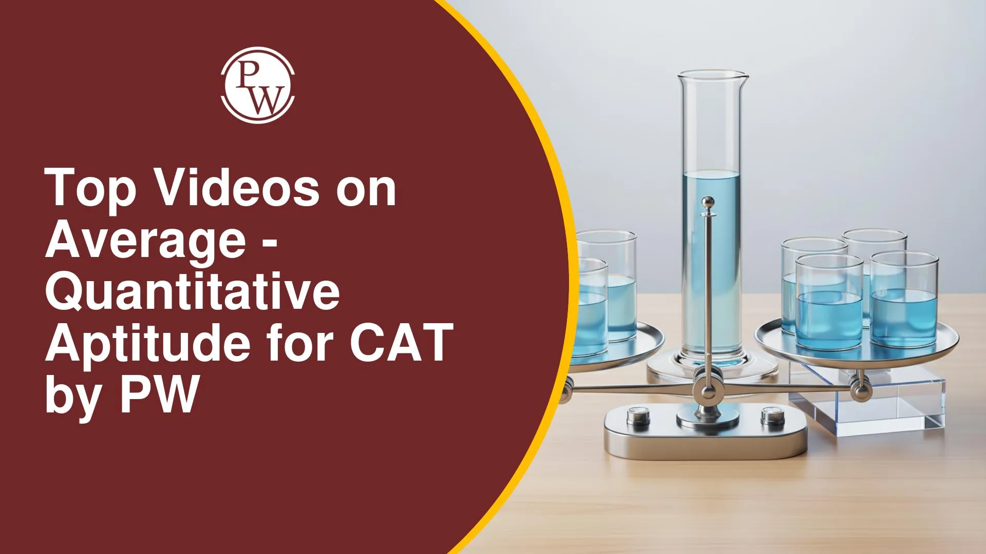 Top 4 Videos on Average for CAT Quantitative Aptitude by PW