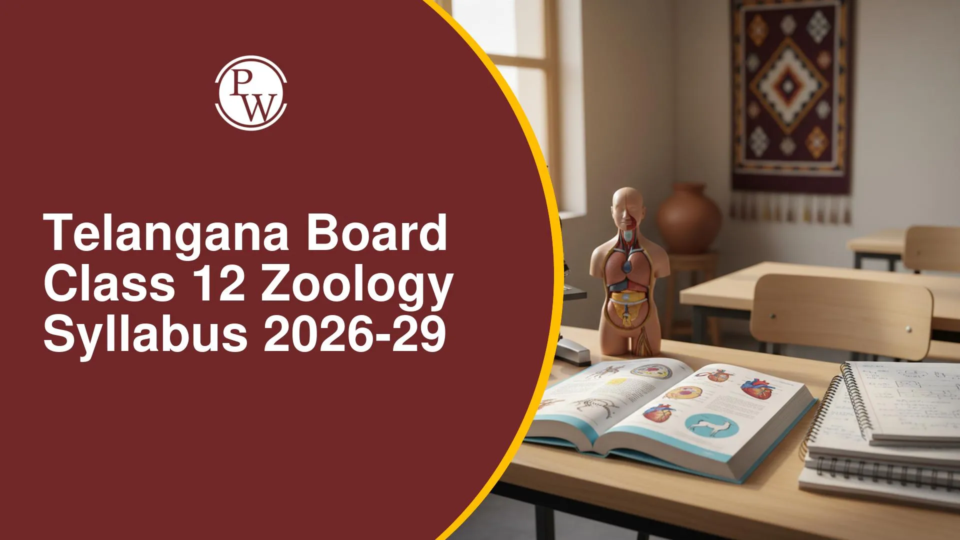 Telangana Board Class 12 Zoology Syllabus 2026-27: Download PDF