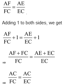 Basic Proportionality Theorem (Thales Theorem)