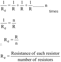 Combination of Resistors