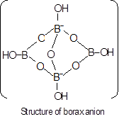 Borax Formula Structure