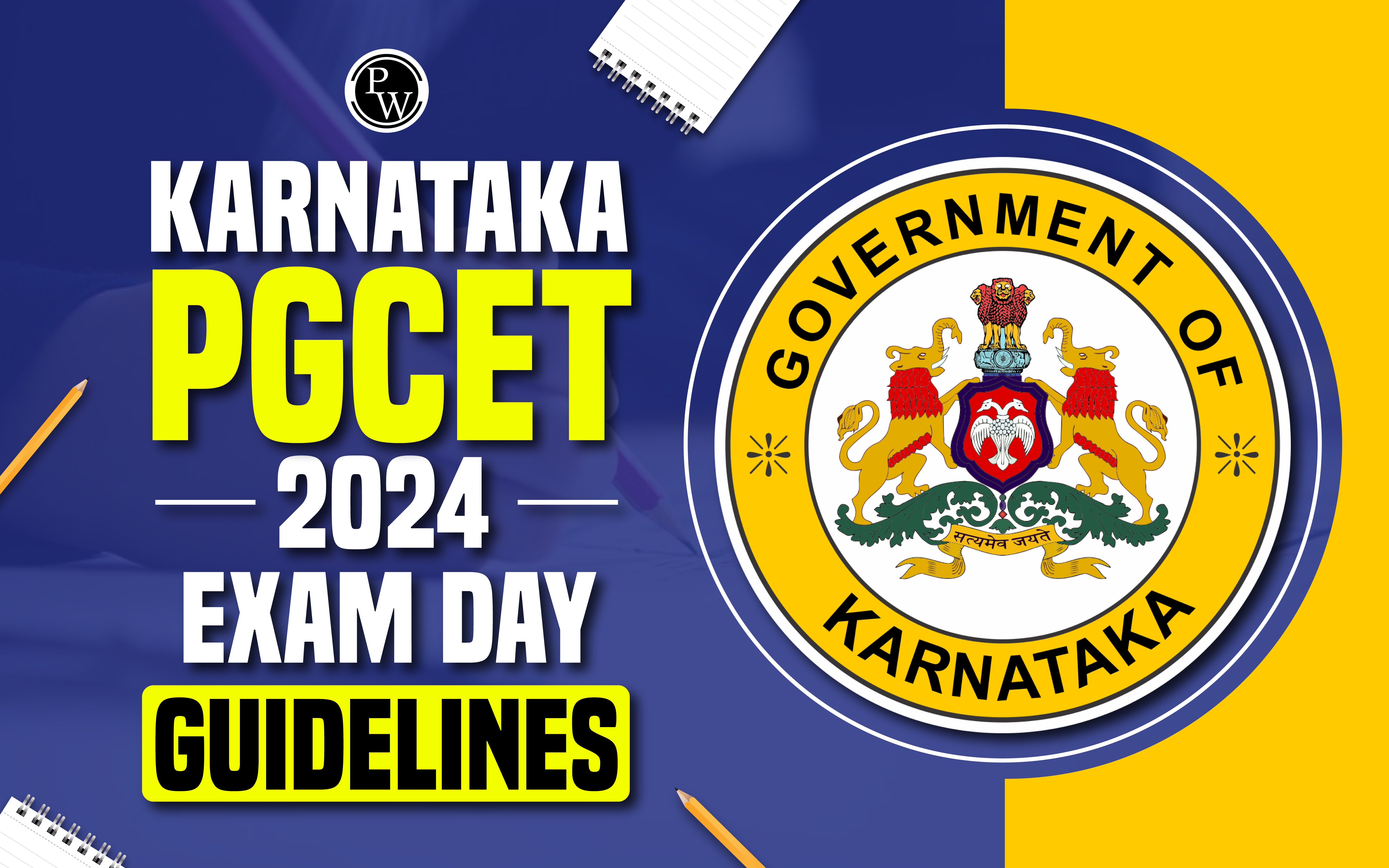 Karnataka PGCET 2024 Exam Day Guidelines