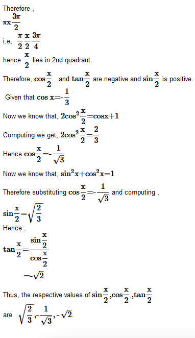 chapter 3-Trigonometric Functions Miscellaneous Exercise