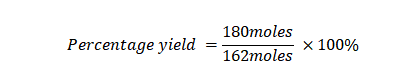 Percentage Yield