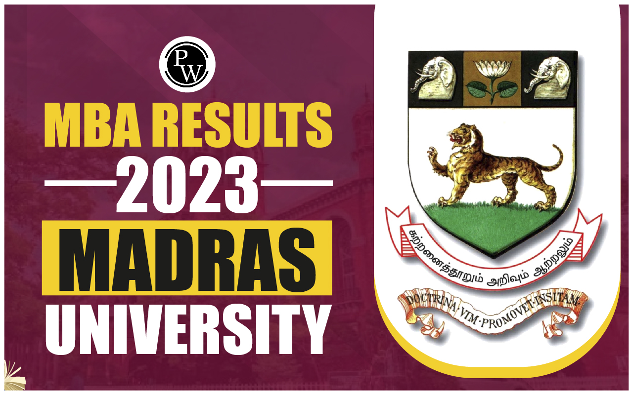 MBA Result 2023 Madras University Out, Get direct link to Download Now