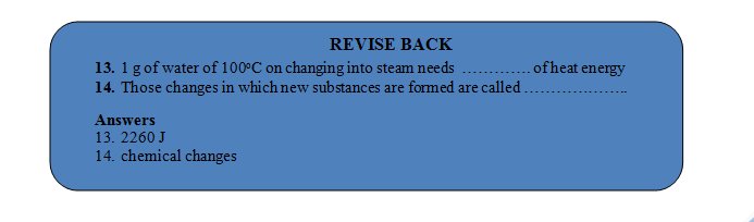 physical and chemical changes 