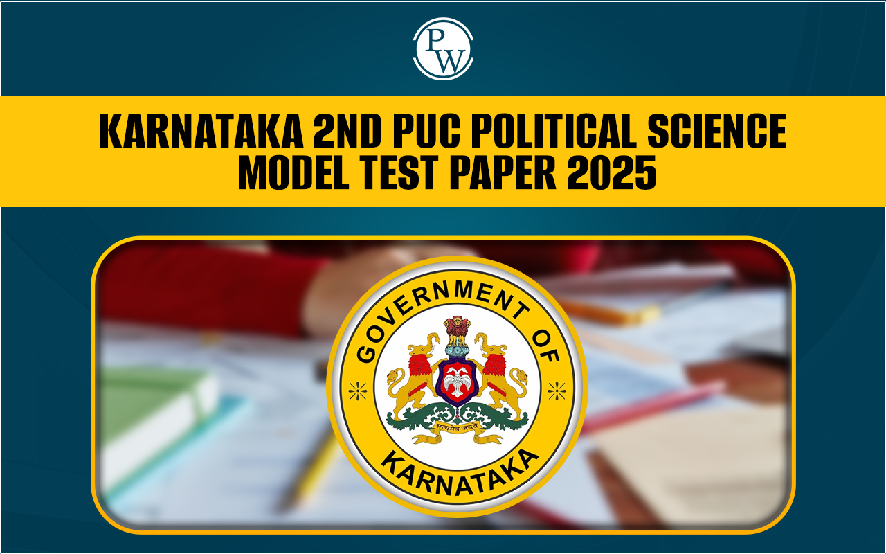 Karnataka 2nd PUC Political Science Model Test Papers 2025