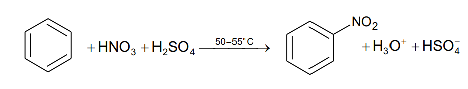 nitration of benene