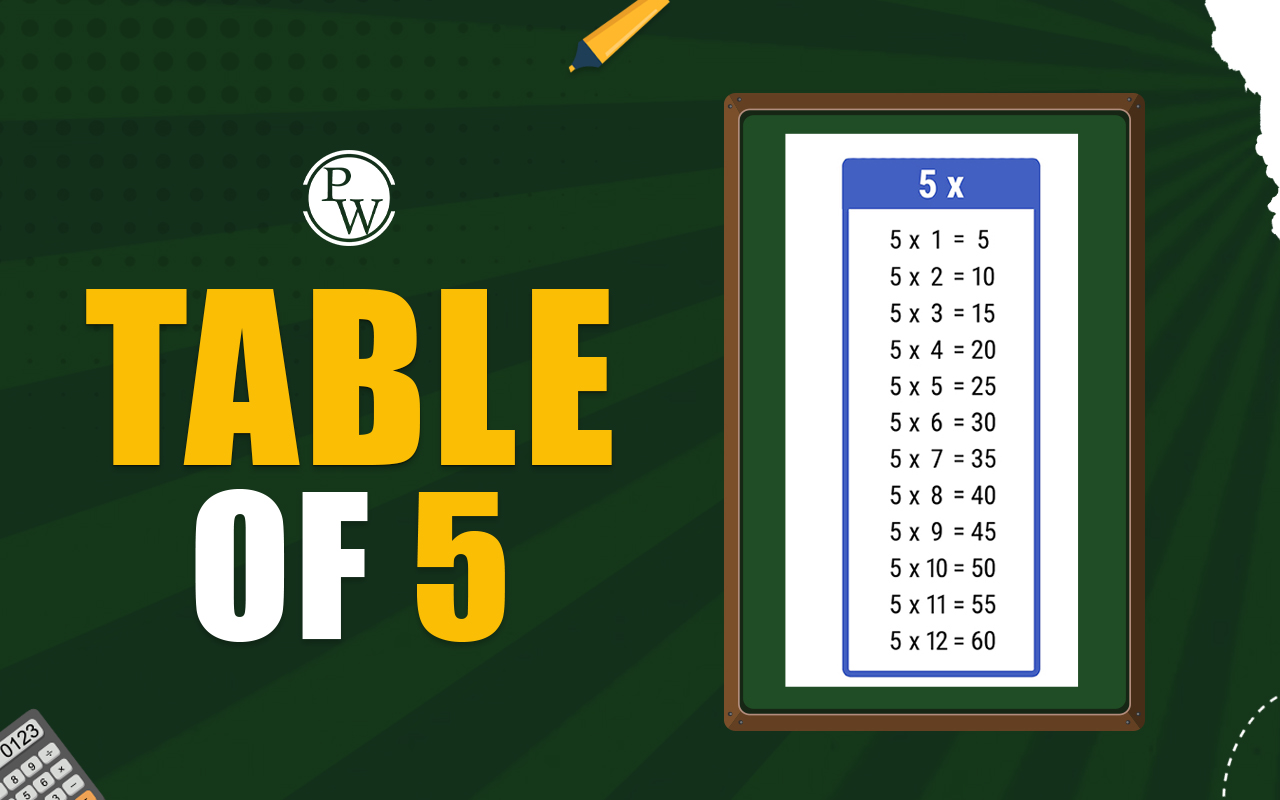 Table of 5