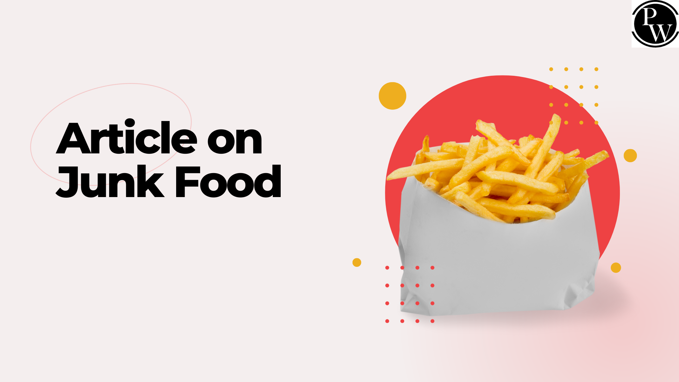 Article on Junk Food