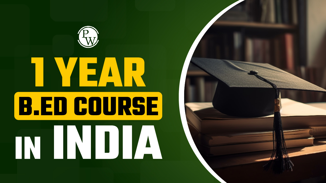 1 Year BEd Course in India