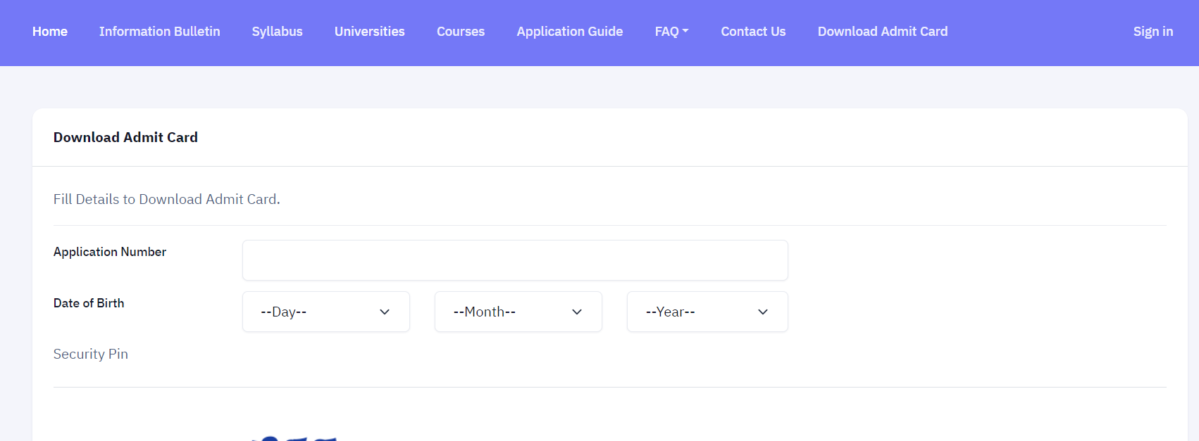 CUET PG Admit Card