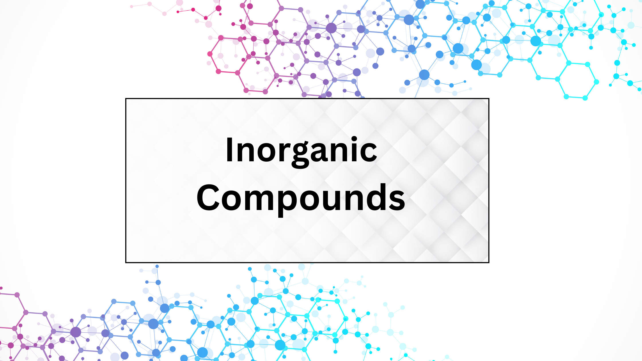 Inorganic Compounds Formula