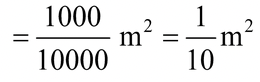 1/10 m^2