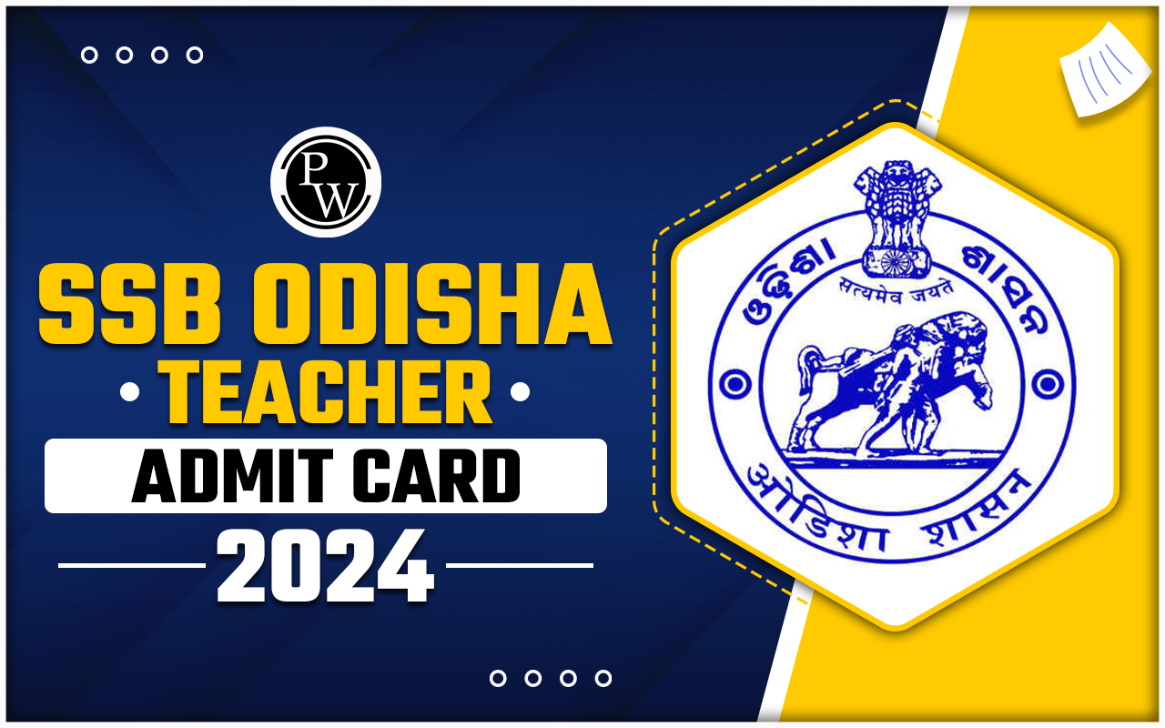 SSB Odisha Teacher Admit Card 2024