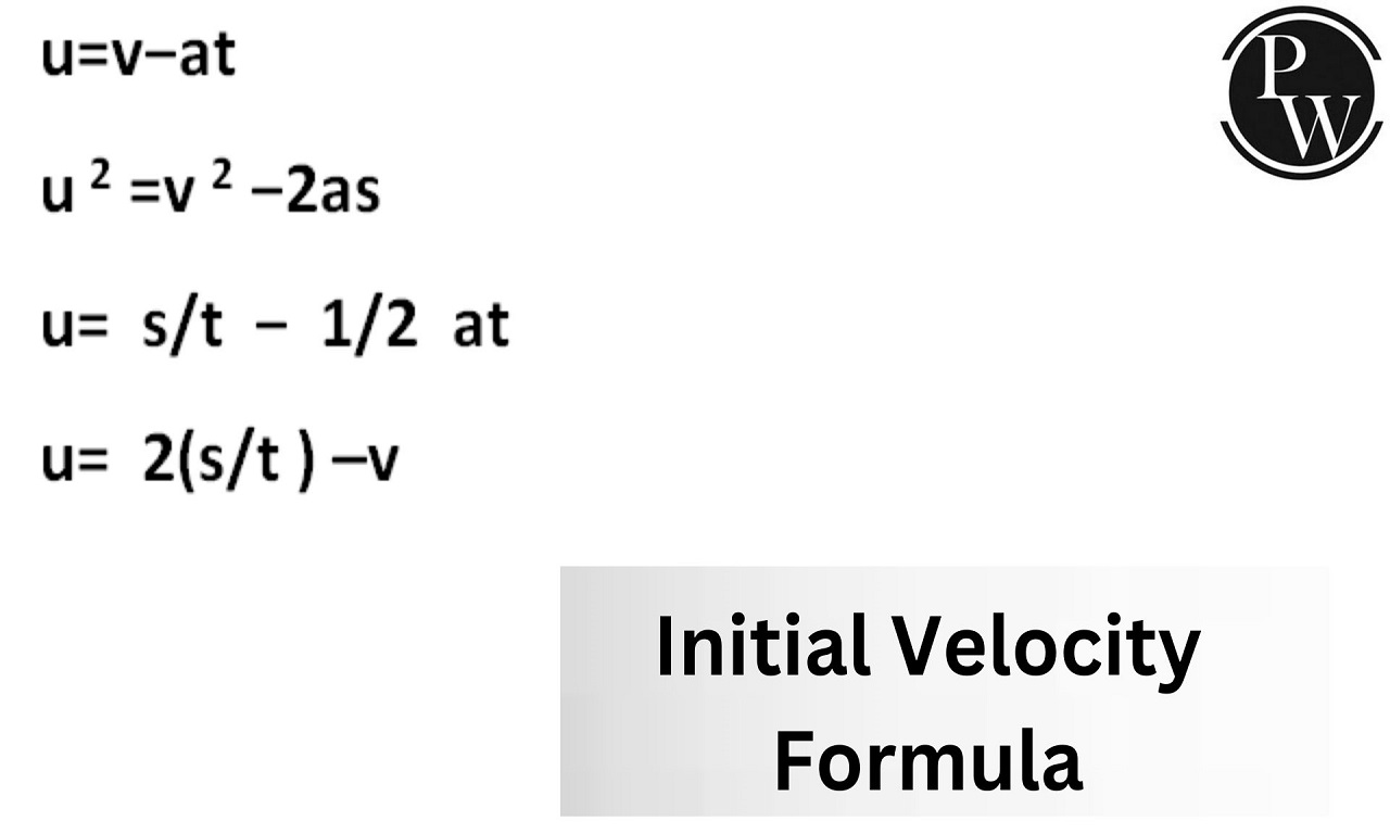 Initial Velocity Formula, Definition, Solved Example