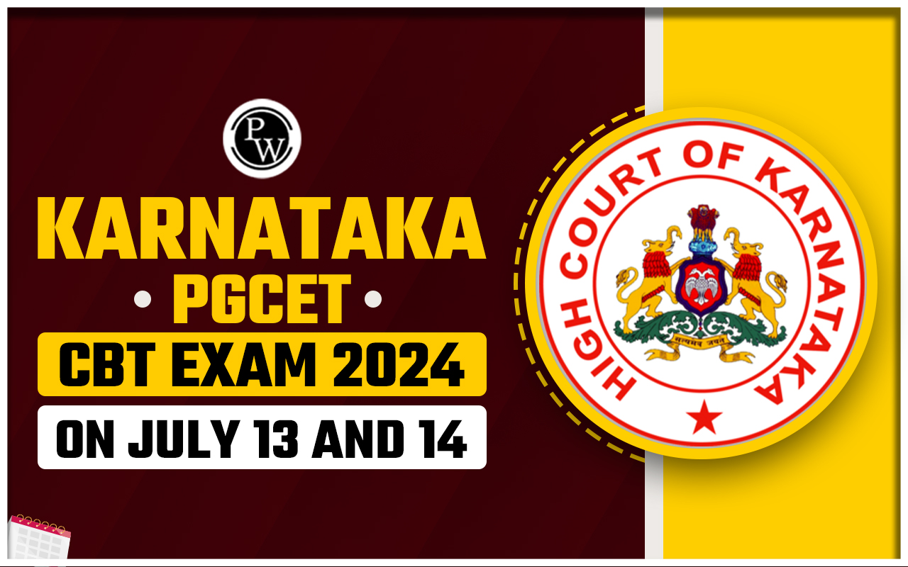 Karnataka PGCET CBT Exam 2024 on July 13 and 14