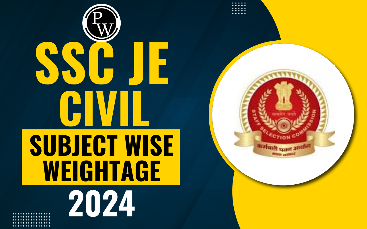 SSC JE Civil Subject Wise Weightage 2024