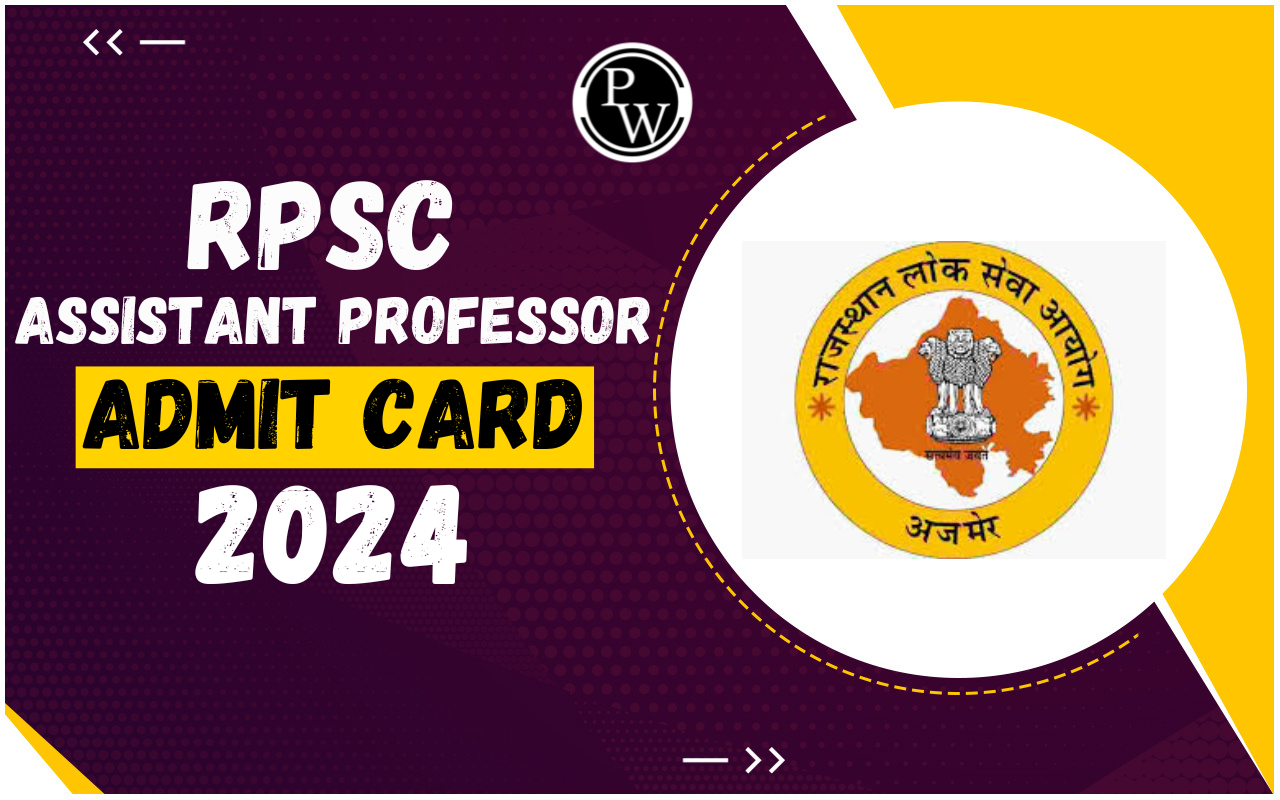 RPSC Assistant Professor Admit Card 2024