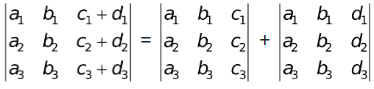 Properties of Determinants